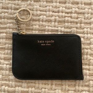 COPY - Kate Spade coin card key pouch in black